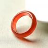 1pc Natural Chalcedony Agate Ring High Ice Jade Ring for Women's Fashion Ring Fashion Jewelry Couple Gift