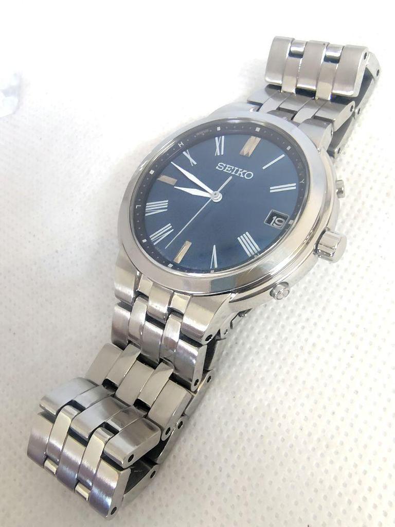 [USED] Seiko Navy 7B24-0BS0 Radio Solar Watch
