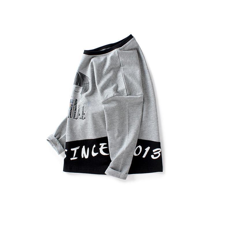 2024 Fall Korean Kids' Cotton Long-Sleeve T-Shirts for Boys - Middle & Large Sizes