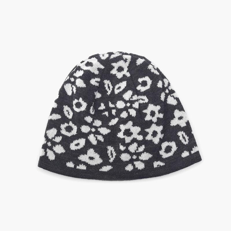 Women's SS Sweater Floral Beanie
