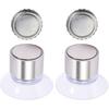 Magnetic Soap Holder Wall Mounted: 2PCS Shower Suction up Bar Soap Holder Soap Saver Self Draining Soap Dishes for Bathroom - Soap Bar Holder