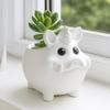 Wild Boar Silicone Mold Resin Crafts Molds Planter Flexible Reusable Mold for Creating Unique Decorative Items and Gifts