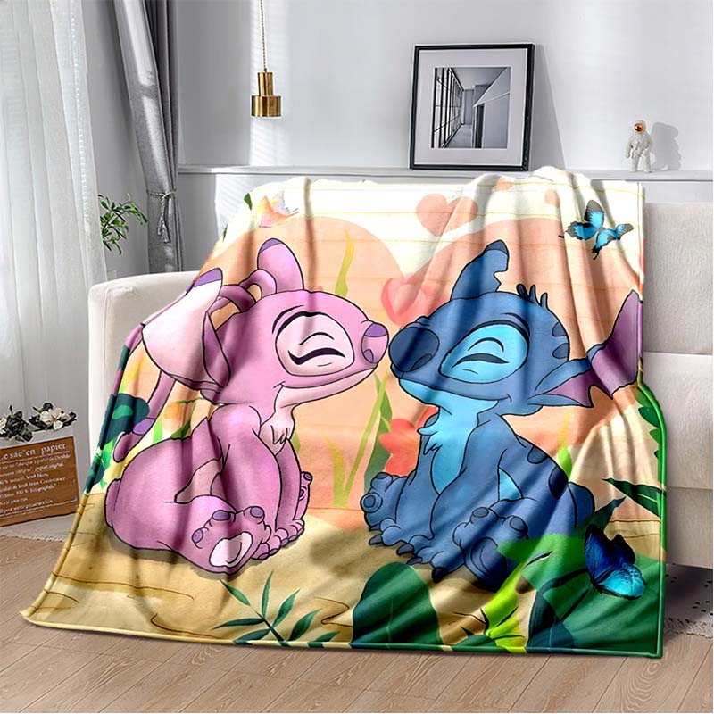 3D Classic Cartoon Blanket Theme Flannel Blanket for Couch Bed Living Room Sofa, Decorative Pattern Super Soft Cozy, Great Gifts