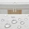 Tianshan Cotton Linen Patterned Fabric Storage Box with Transparent Window for Quilts and Clothes