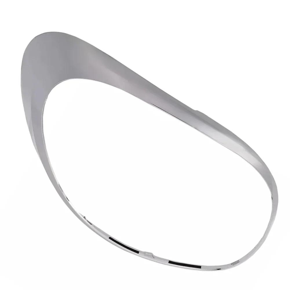 Headlight /Taillight Cover /Trim /Ring For Fiat 500L 2014 2015 2016 2017 2018 2019 2020 68235995AA 68235996AA Silver Chrome