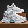 Autumn new high-top sports shoes inner height increase casual running dad shoes