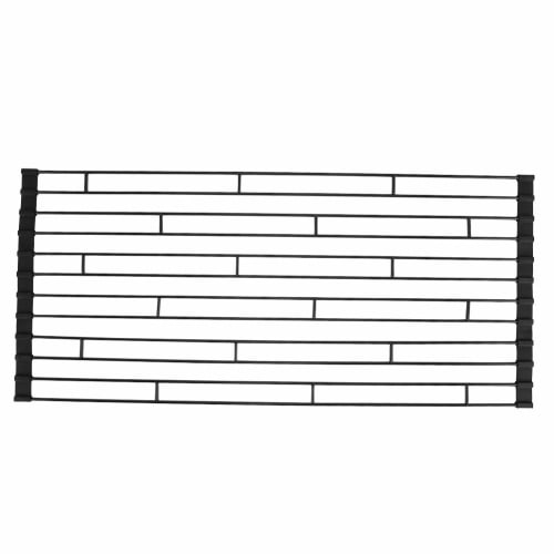 Yamazaki Tower Folding Dish Drainer, Small, Black, Approx. W26 X D42 X H0.8cm, Rolls Up for Slim Storage, 7838