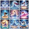 Fantasy Wonderland Disney Princess Collection 5D Diamond Painting New Full Diamond Children's Handmade DIY Diamond Embroidery Material Pack