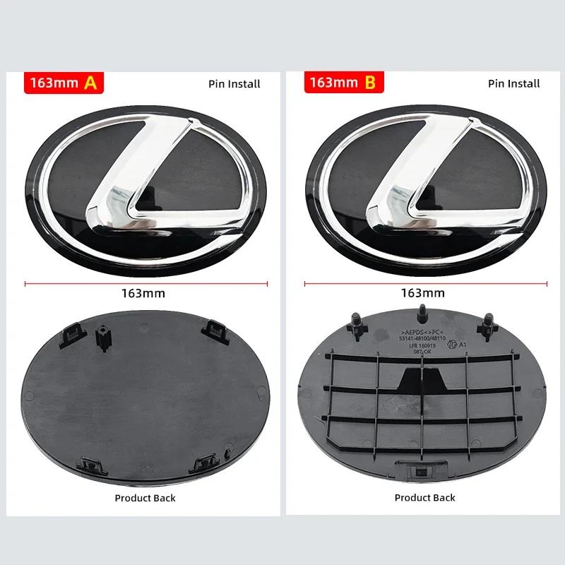 Emblema Griglia Paraurti Anteriore Auto 3D Logo Lexus IS250 CT200H GS300 NX200 GS350 IS200 IS300 ES300 GX470 RX400 Adesivo Emblema Baule