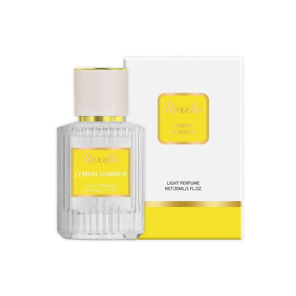 Charming perfume series moisturizing, elegant, fresh, long-lasting fragrance, refreshing and non-sticky, exuding personality charm 30ml*Lemon Summer