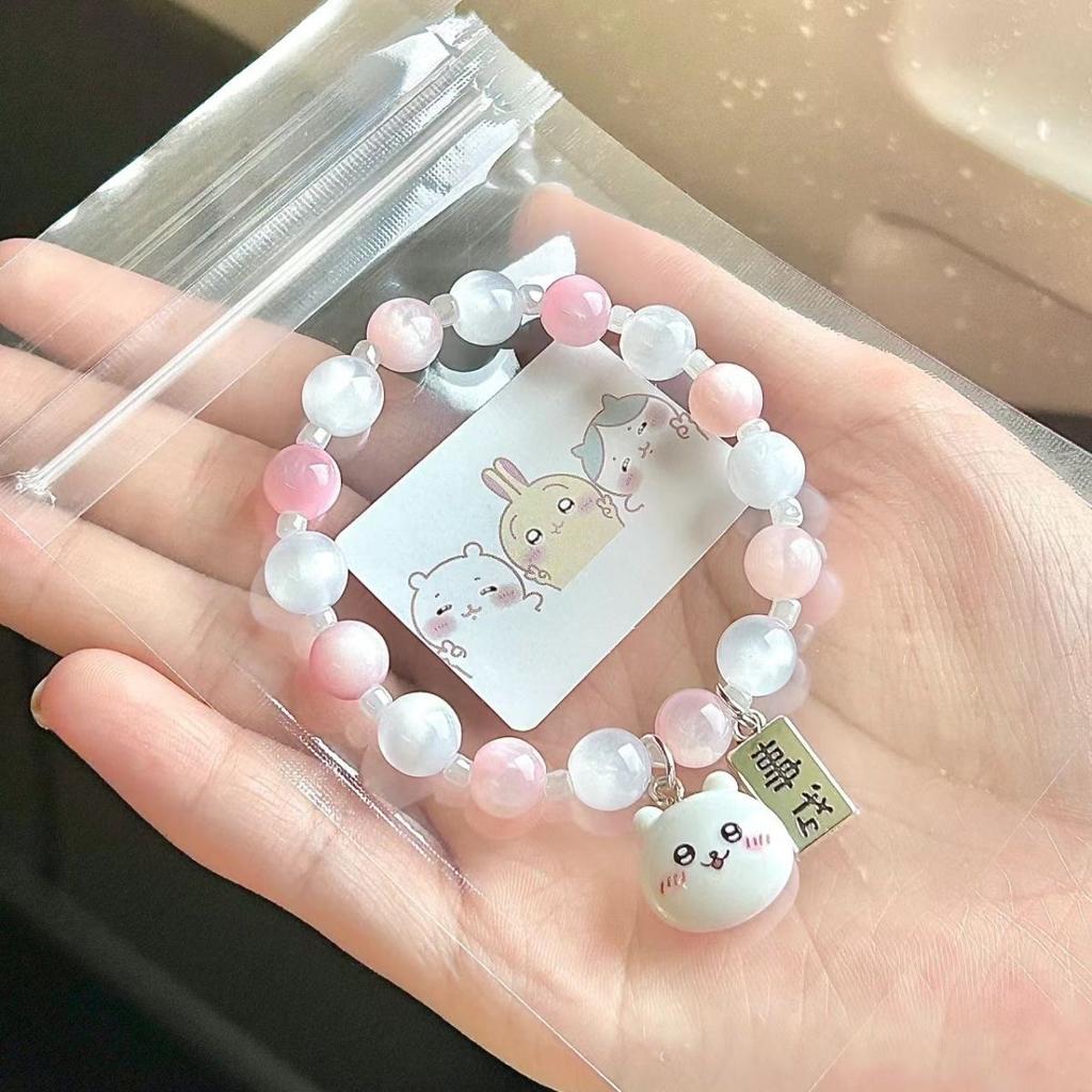 Chiikawa náramek Jiyi Xiaohachi kreslený roztomilý dámský pár student narozeninový dárek