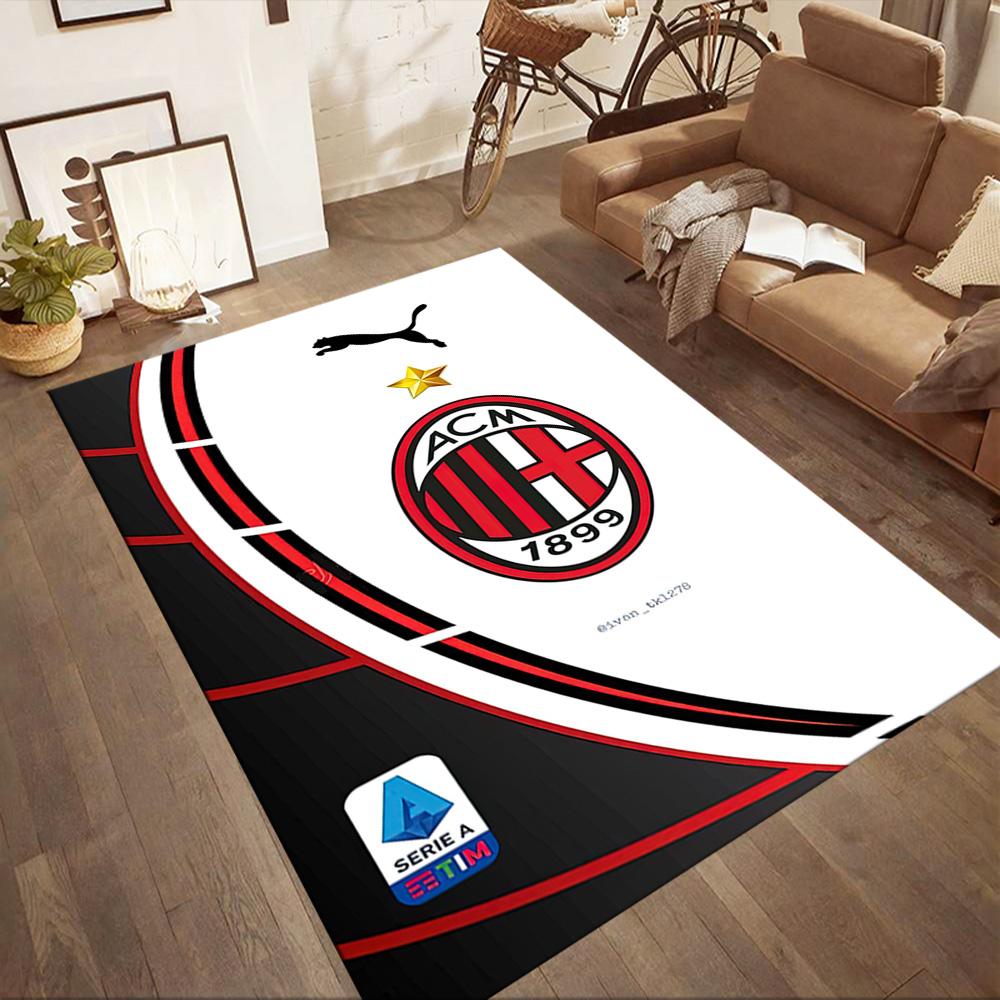 Ac Milan Area Rug Design For Hallway Balcony Outdoor Decorate Room Antislip Rug Office Home Decor Best For Christmas