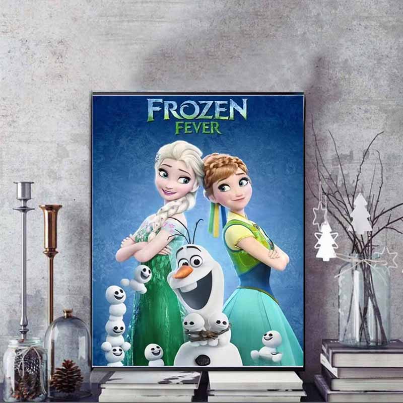 Disney 5D DIY Diamond Painting Decoration Frozen Birthday Surprise Diamond Embroidery Rhinestone Cross Stitch Set Handmade
