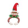Christmas Doll Shaped Ornament with Hat And Flexible Arms, Versatile for Family