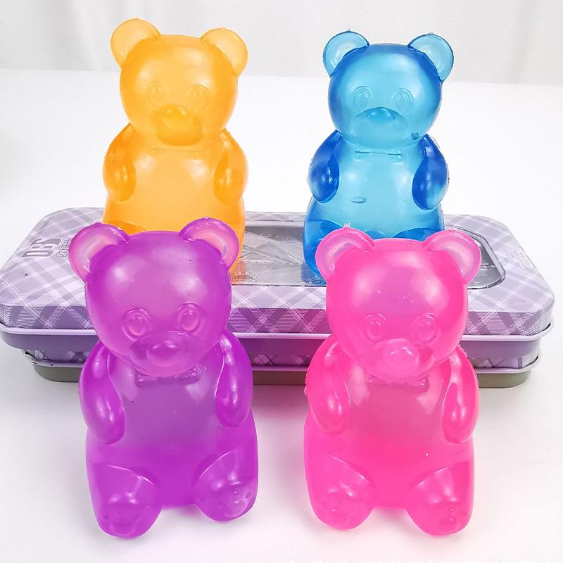 Süßer Bär Nee Doh Maltose Squishy Spielzeug Teig Buntes Sensorisches Spielzeug Kreative Schreibtischdekoration Stressabbau Puppe Knet-Fidget-Spielzeug