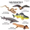 Cognitive Marine Animal Model: Tuna, Mackerel, Squid, Greenfin, and Striped Fish School