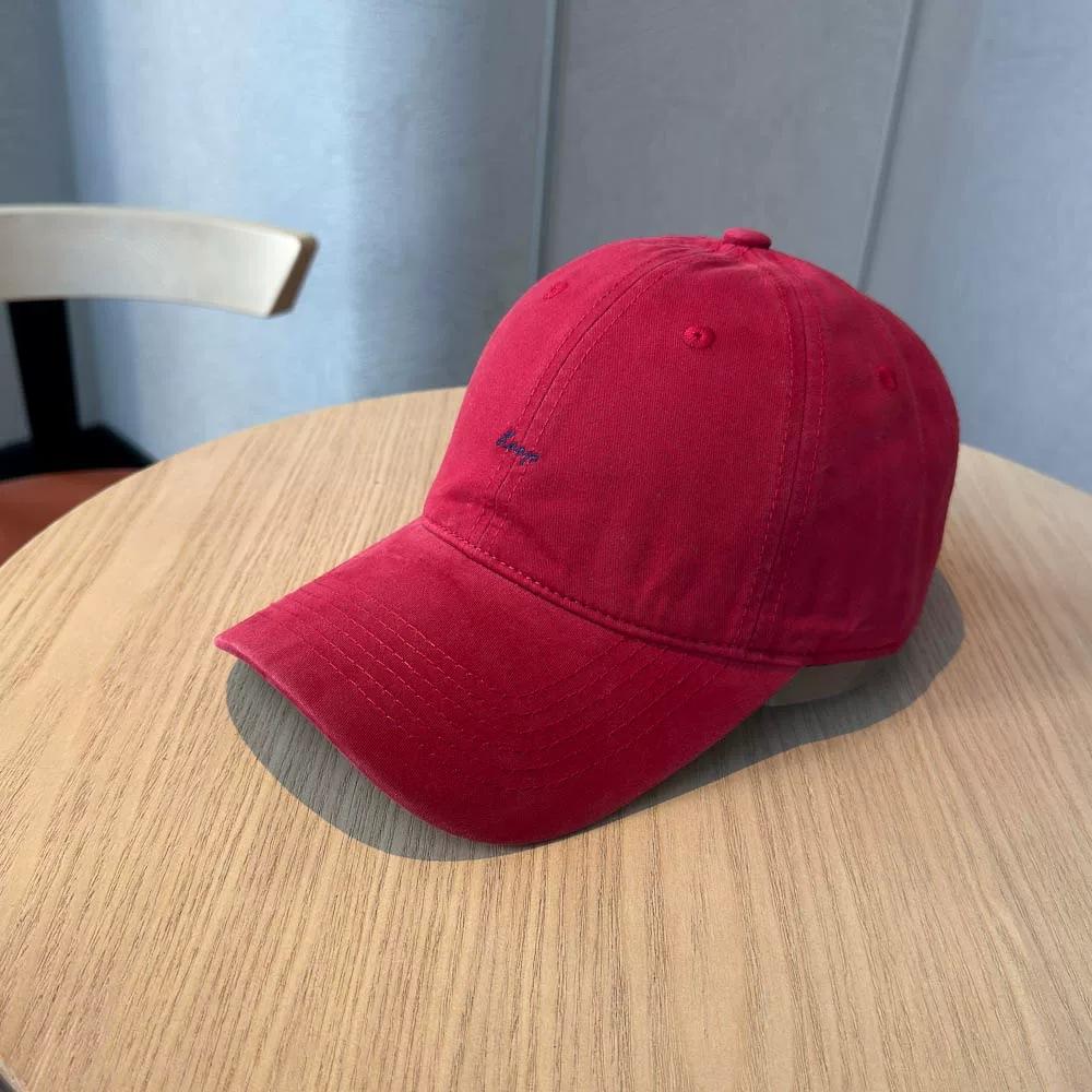 Spring New Simple Keep Baseball Cap Unisex Pure Cotton Breathable Versatile Travel Face-Enhancing Baseball Cap
