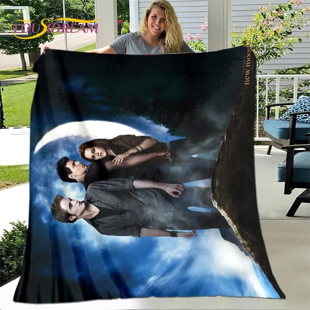 The Twilight Saga HD Printed Soft Plush Blanket,Flannel Blanket Throw Blanket for Living Room Bedroom Bed Sofa Picnic Kids Cover