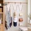 Talos V-Shaped Hanging Rack, with 10 Hooks Double Sided Hanger, 360° Swivel Hook Closet Organizer, for Hats Scarves Belts Bags Ties
