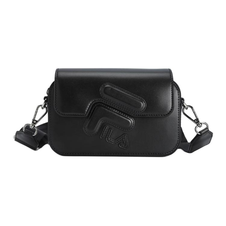 New FILA PU Shoulder Bag XS Women's Black F13W539164F-BK
