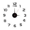 Large Creative Luminous Silent Clock Acrylic Number Decorative Wall Clock DIY Hanging Clock for Bedroom Simple Style