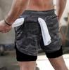 Men's Quick-Dry Double-Layer Summer Sports Shorts for Running, Basketball, and Training