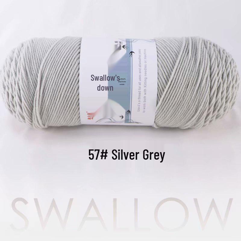 4 Liang Five-Strand Yarn: Cotton-Wool Medium-Thick Knitting Yarn for DIY Scarves and Shawls