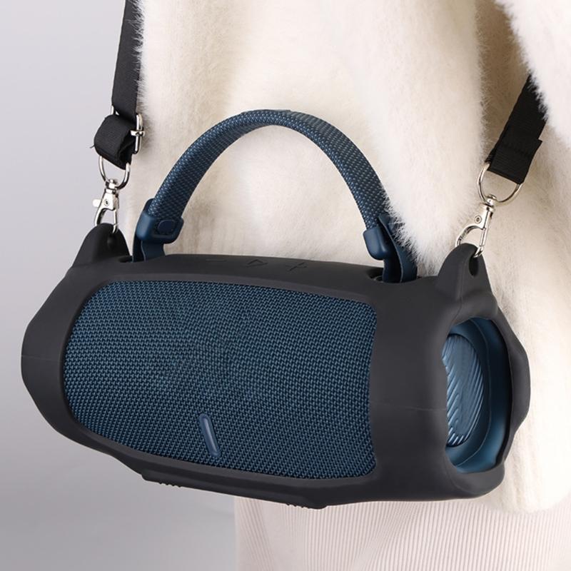 High Elasticity Silicone Sleeve for Charge 6 Wireless Speaker Case with AntiSlip Design Impacts Resistance Protectors