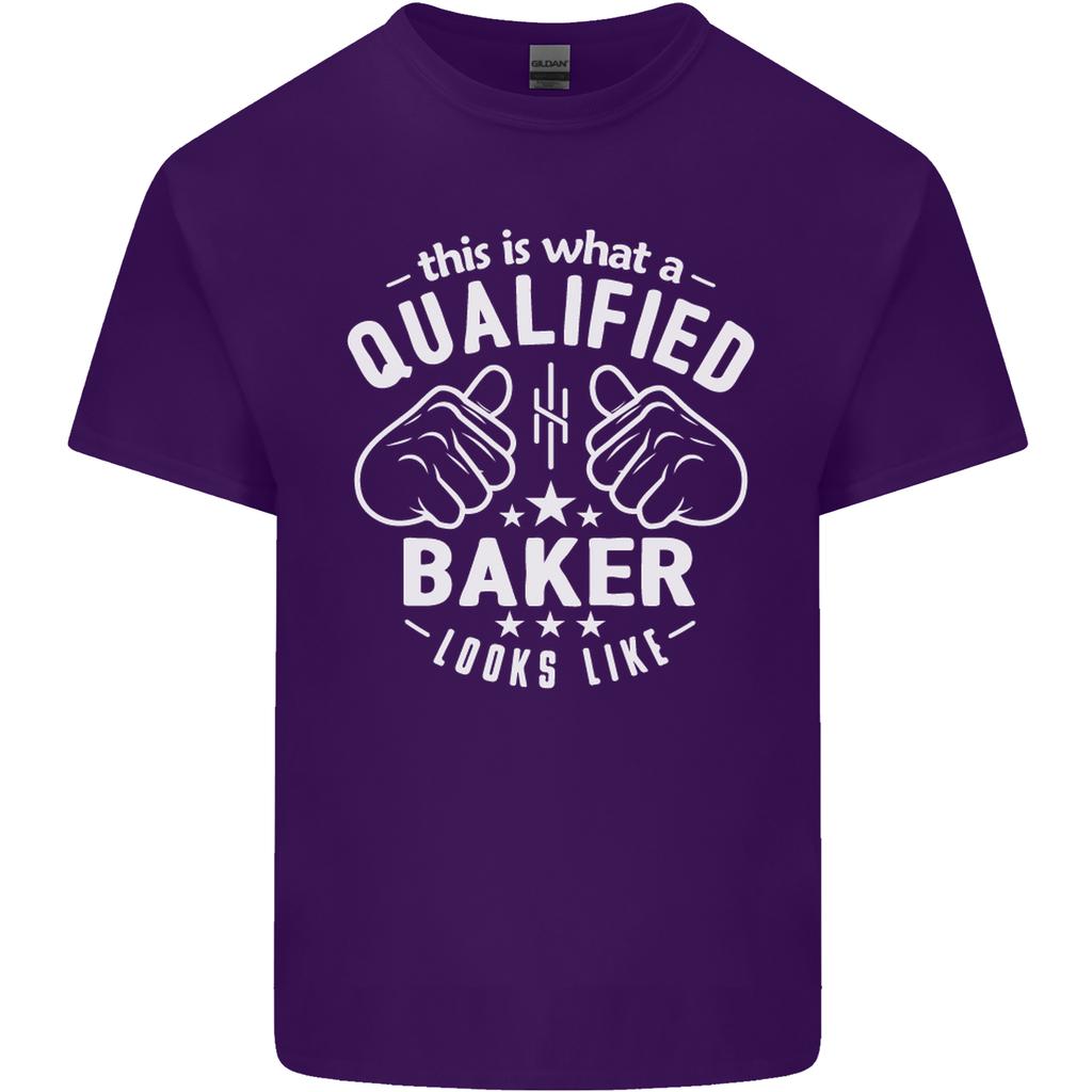 This Is What a Qualified Baker Looks Like Unisexs Light Cotton TShirt