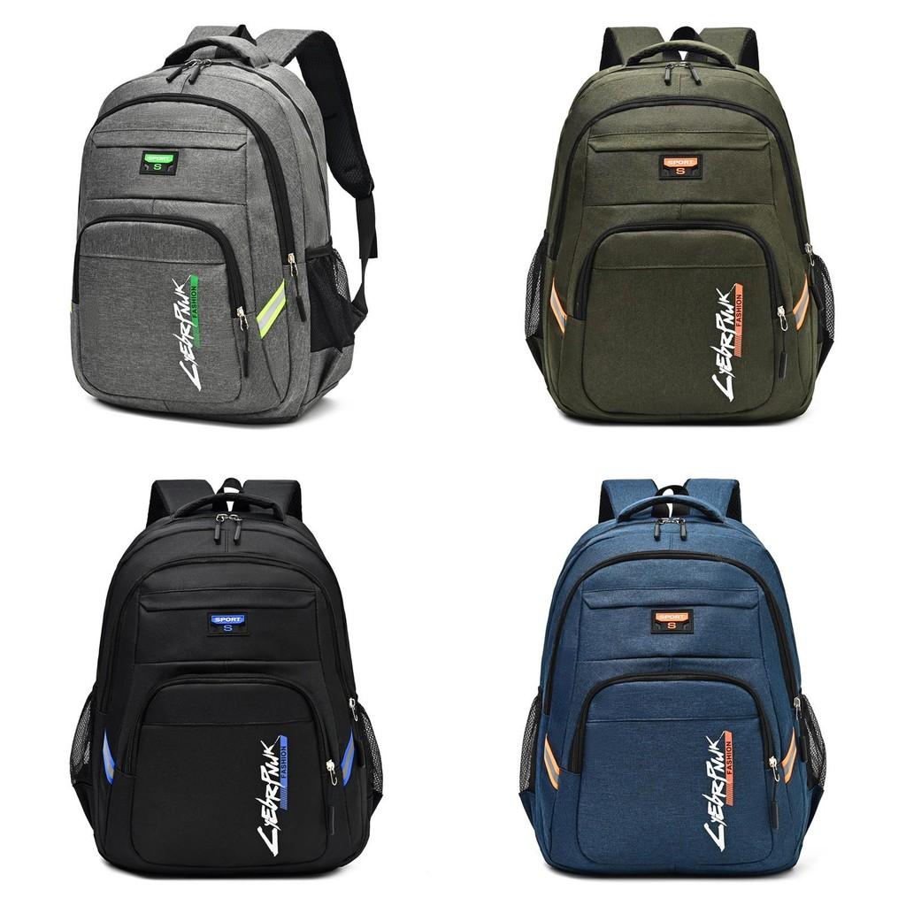 Unisex Rucksack aus Oxford-Stoff, lässig, mit Buchstabenmuster, für Reisen und Schule
