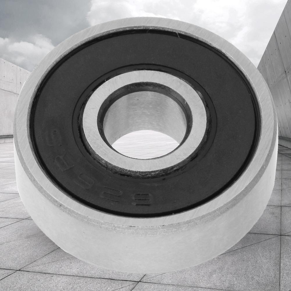 3456mm I.D 10131619mm O.D Double Side Rubber Sealed Deep Groove Steel Ball Bearings(626