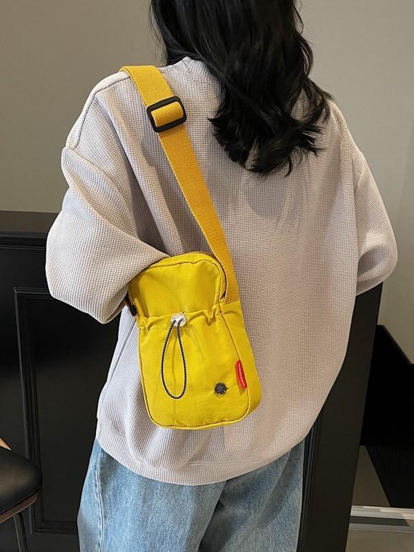 Mini Crossbody Bag For Women With Nylon Material And Zipper Closure For Daily Use