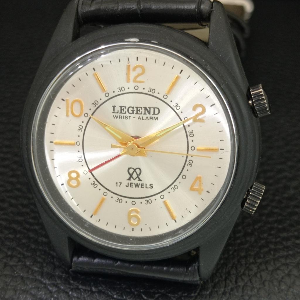 SWISS VINTAGE LEGEND HAND-WINDING MENS REFURBISHED ALARM WATCH a707536-1