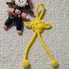 Pearl Chinese Knot Ethnic Style Handmade Woven Nylon Rope Phone Lanyard Pendant