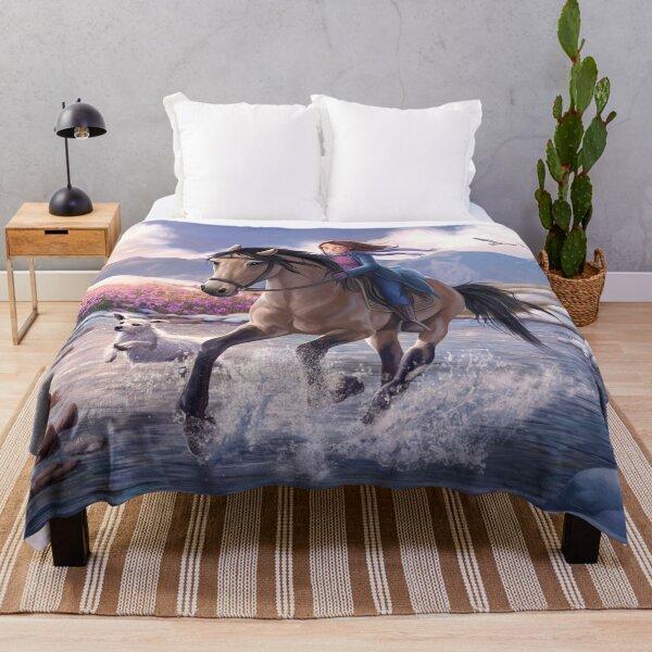 Cute pony theme blanket cartoon pony flannel blanket blanket light and warm