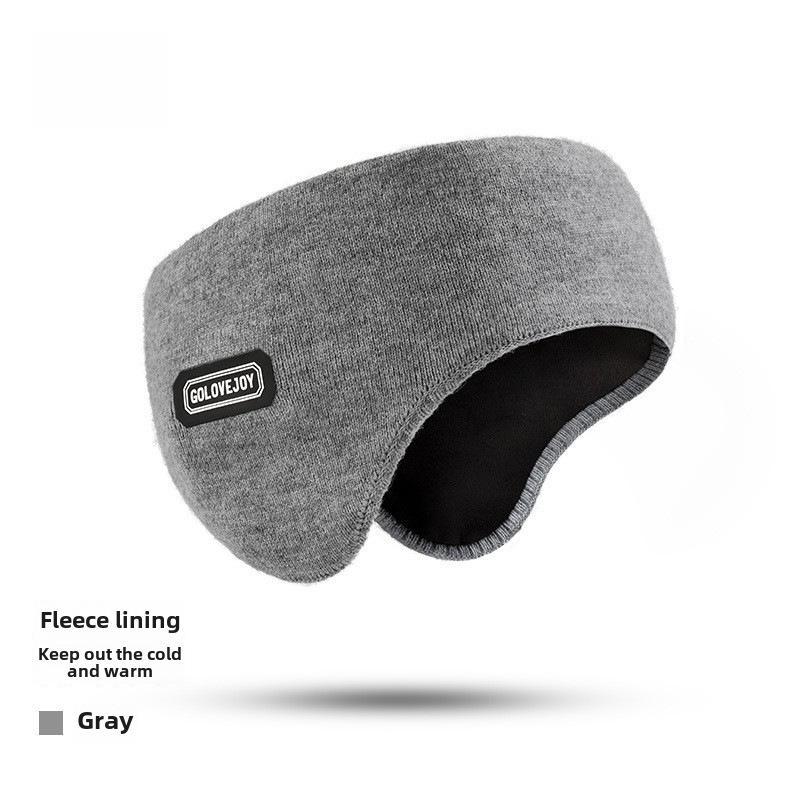 Unisex Vinter Ørevarmere med Brillehull & Fløyelsfôr - Elastikker & Borrelås DEZ39