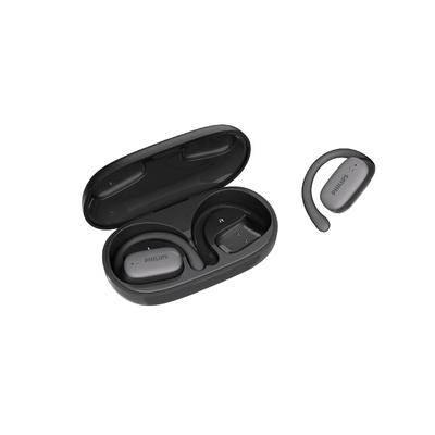 PHILIPS TAT3708 Open-Ear-Typ komplett kabellose Ohrhörer, die Ihre Ohren nicht verschließen, IPX4-konform, AAC, KI-Mikrofon, IPX4-konform, 1 Jahr Garantie