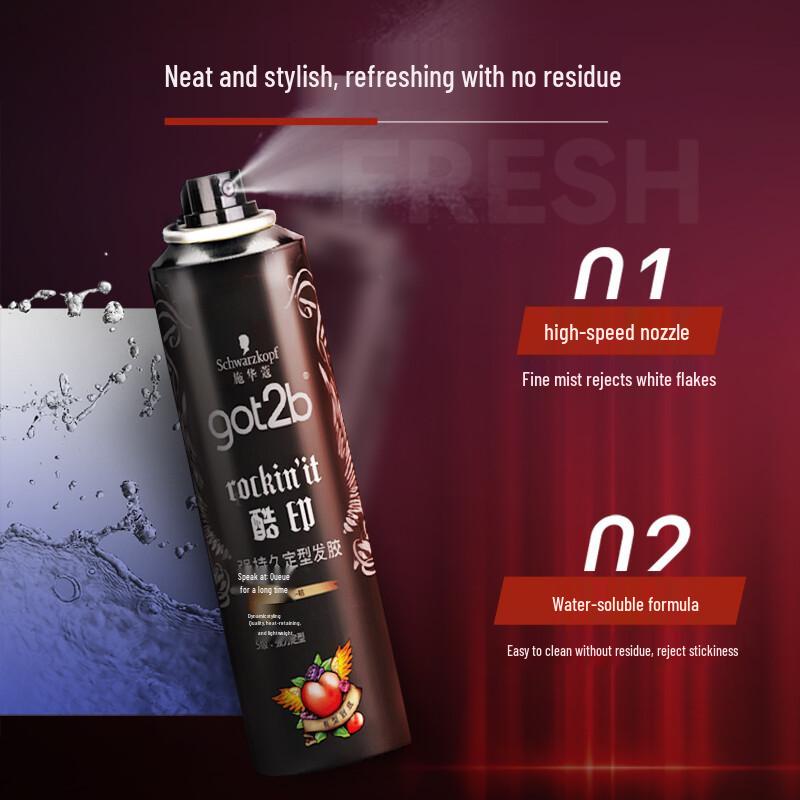 Schwarzkopf got2b Kùyìn Strong Hold Hairspray