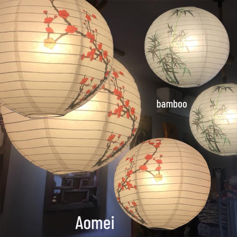 Traditional Festival Paper Lanterns: New Year, Mid-Autumn, Spring Celebrations - DIY Hanging Ornaments in Japanese & Chinese Styles