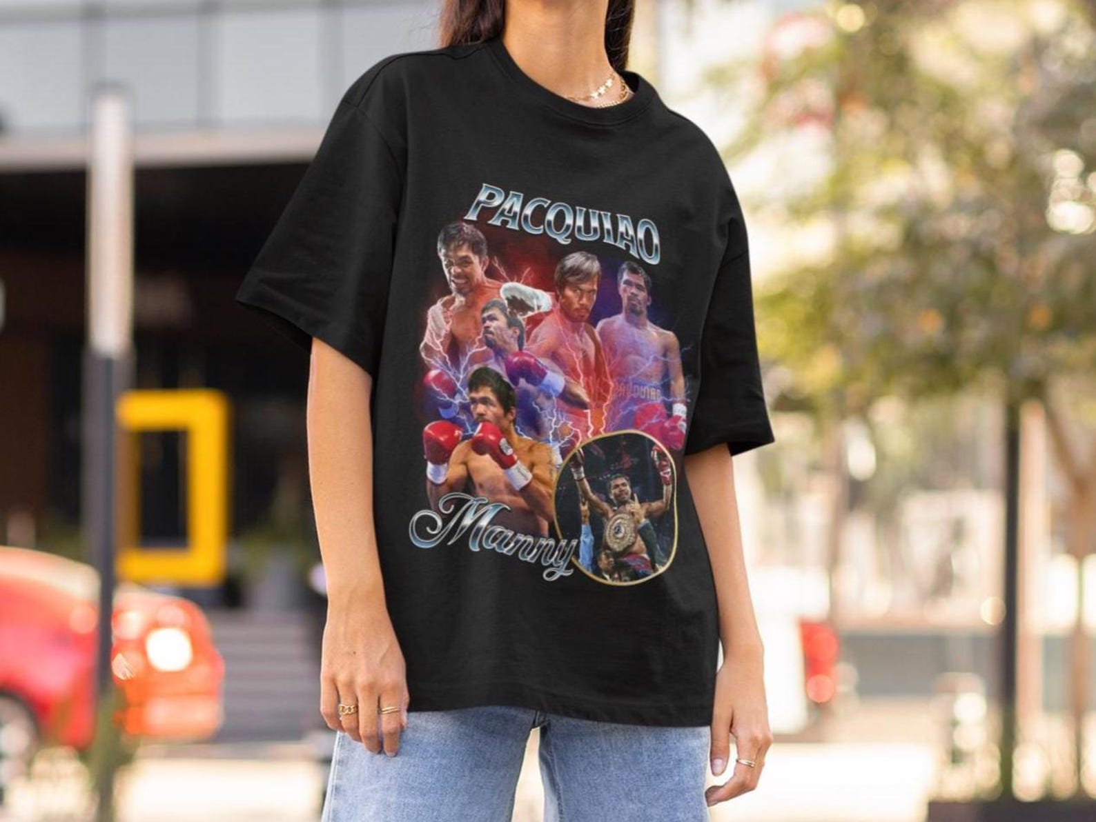 Manny Pacquiao Vintage Style UFC Boxing T-Shirt Retro 90 s style Bootleg T-Shirt Oversized Sport Tee gift for UFC T-Shirt boxing Shirt Champ 4XL