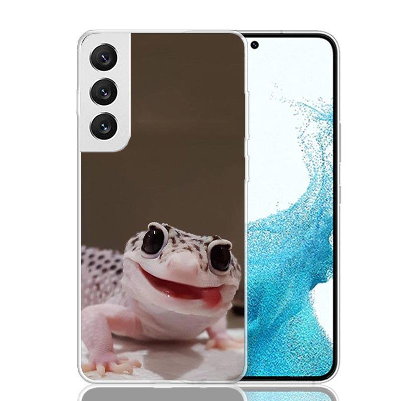 Lizards Geckos Phone Case For Samsung Galaxy S26 S25 Edge S24 S23 FE S22 Ultra S21 Plus S20 + Fundas Cover Coque Galaxy S25 S24