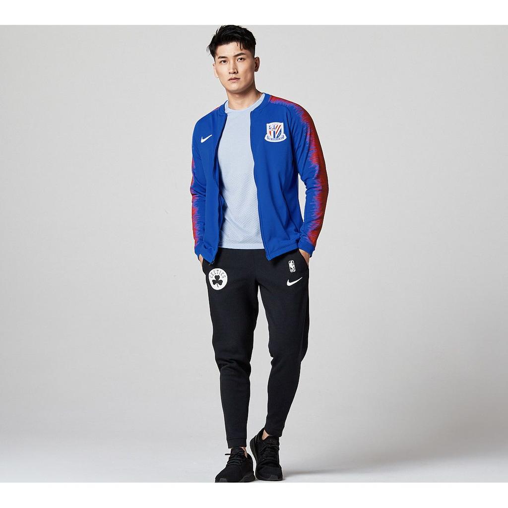 Nike Shanghai Shenhua Football Training Jacket Men Outerwear Royal-Blue AR4506-480