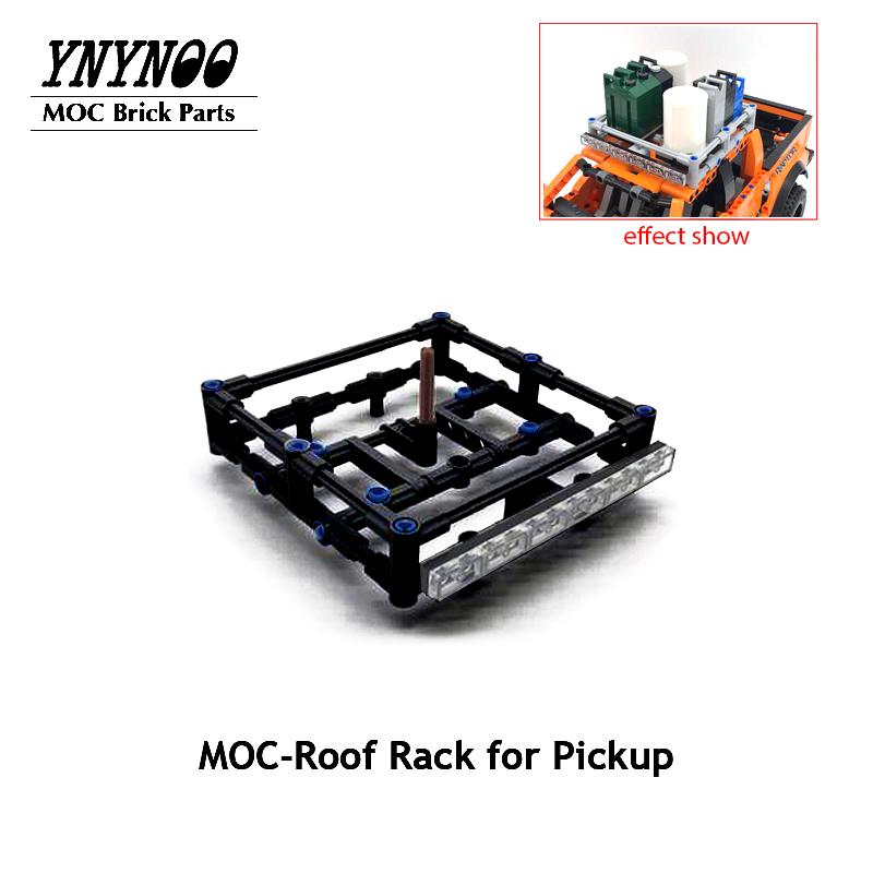 Fit for Pickups F-150 Raptor 42126 Bricks Set Car MOC Trailer Hitch Crane Platform Cover Modified Building Blocks DIY Toys Gifts