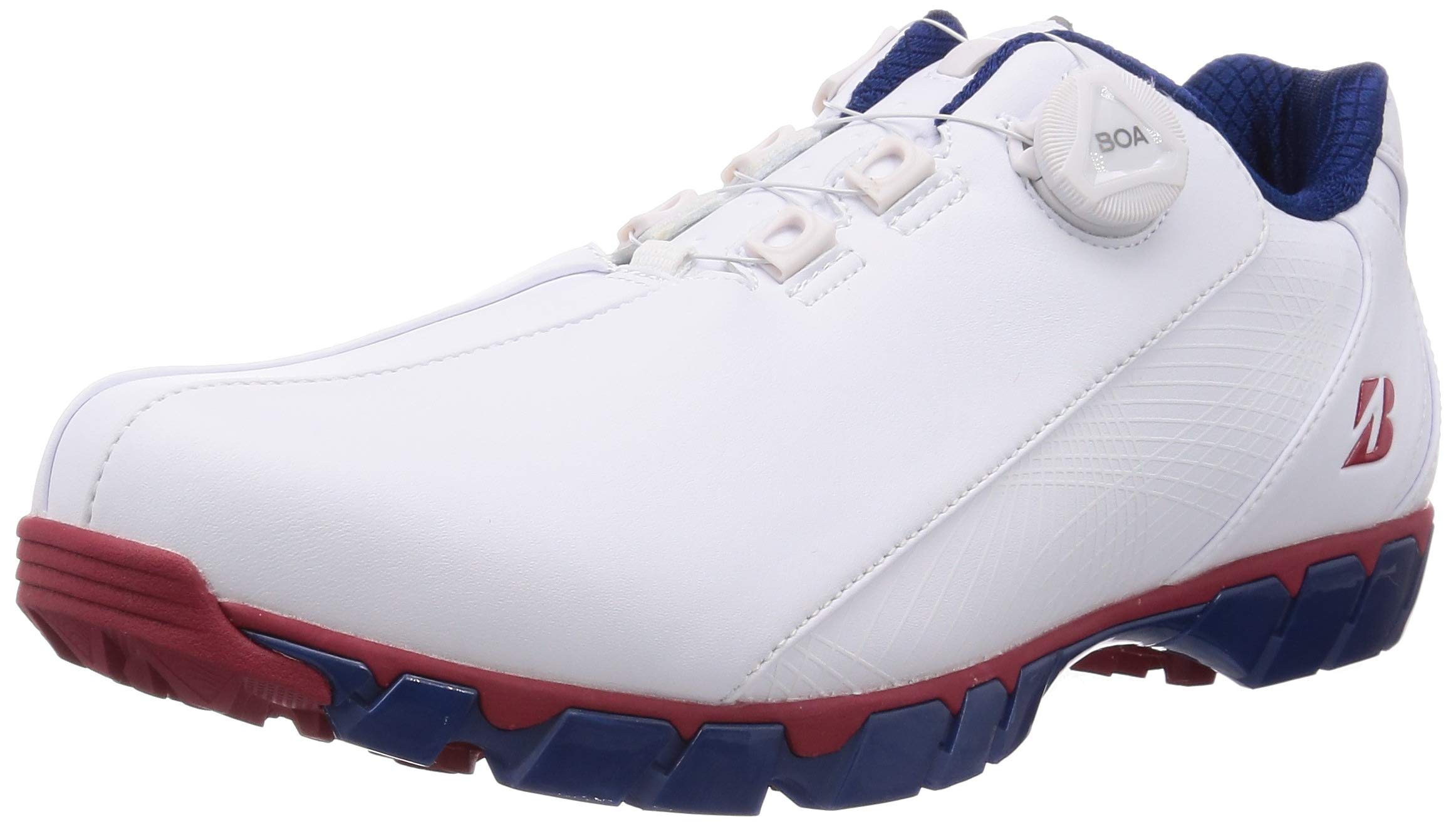 

Spikeless Golf Shoes TOUR B Zero Spike Biter Wide SHG080 Tricolor cm 4E [Bridgestone Golf] Men s 25.5