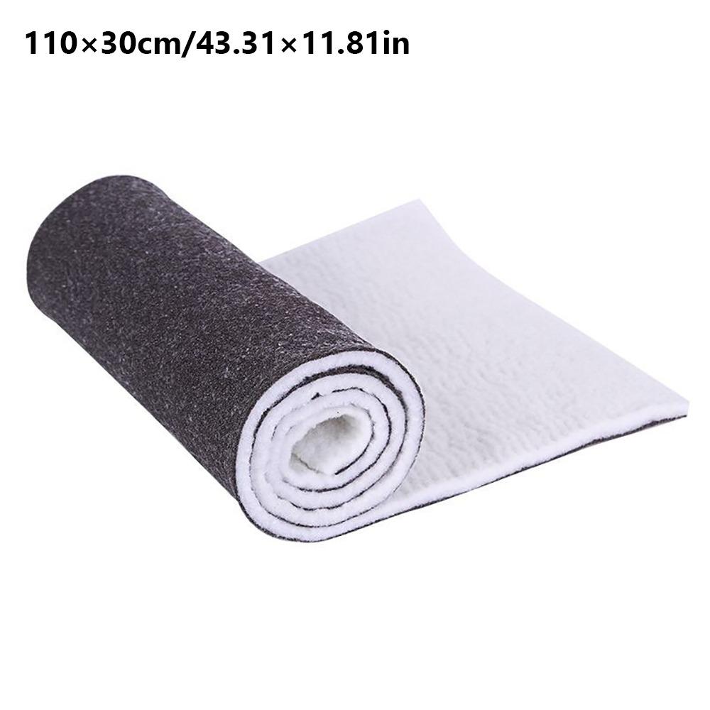 Double Layer Aquarium Sponge Filter White&Black Good Permeability Fish Tank Filter Cotton Sponge 1cm Thick