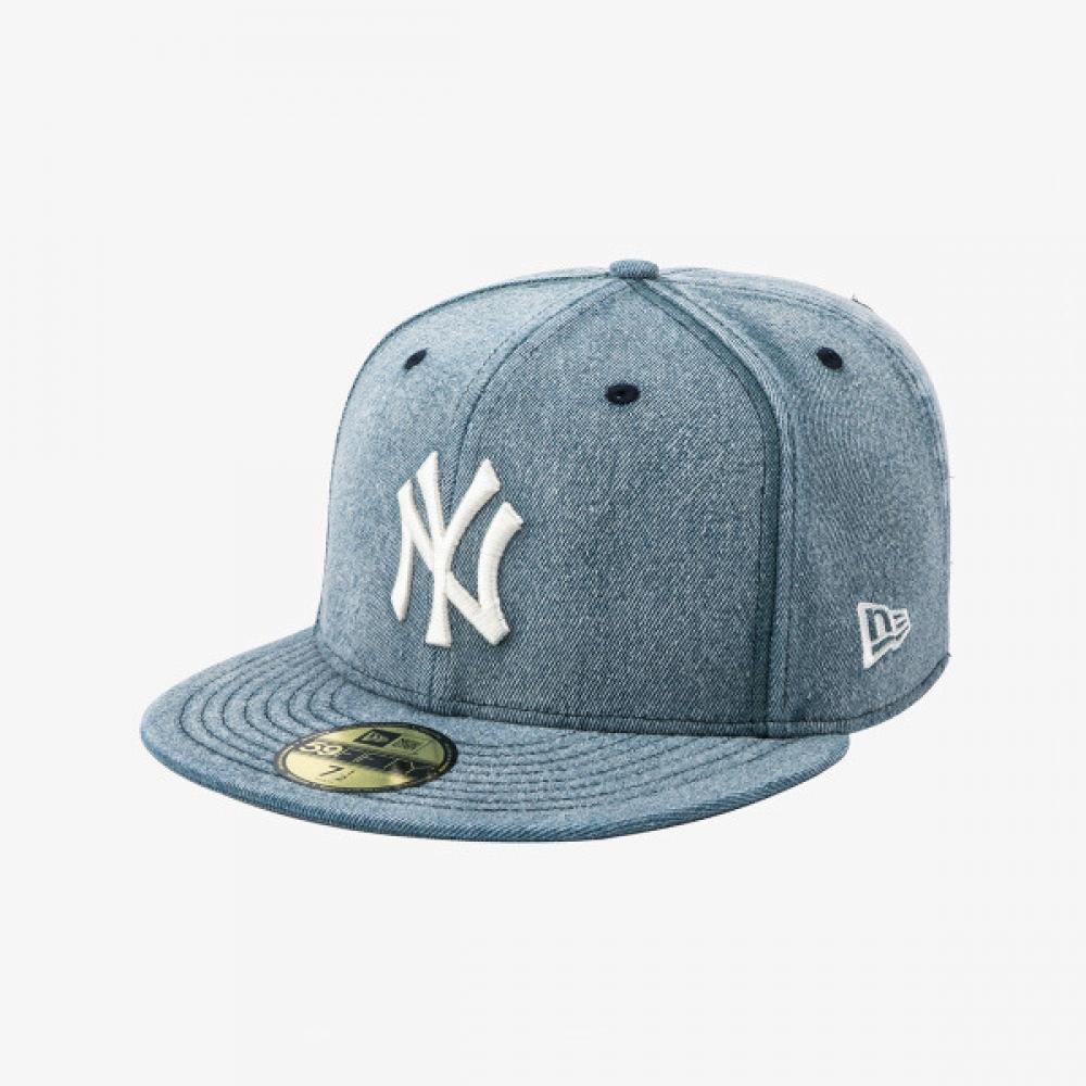 

Кепка Fitted New Era New York Yankees Светло-голубой Деним с эффектом снежной стирки Blue/712