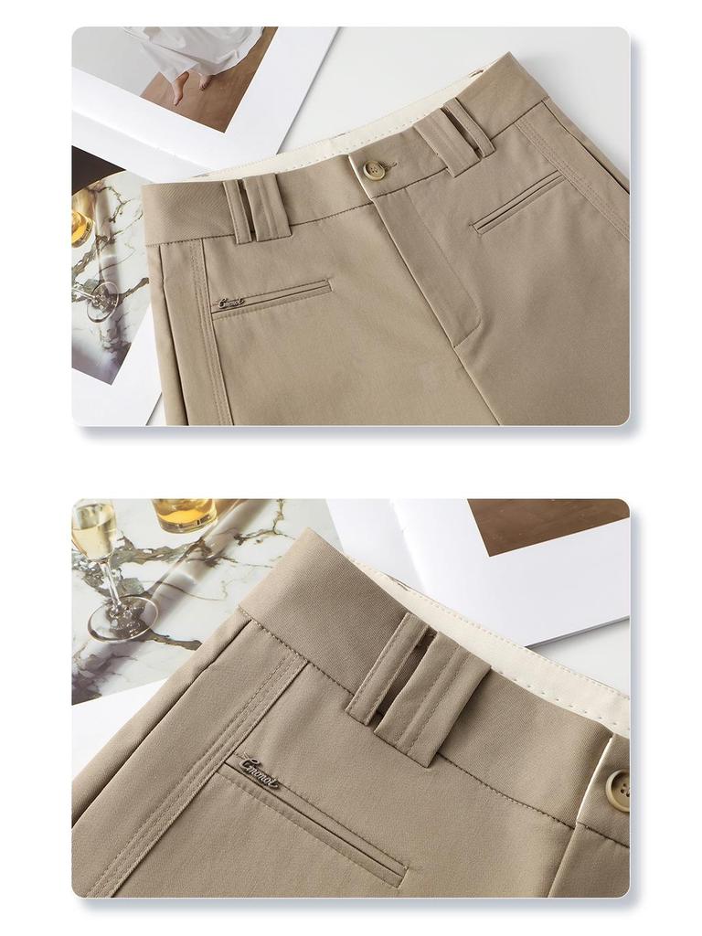 Women's Khaki Summer 2025 Loose Wide-Leg Casual Pants