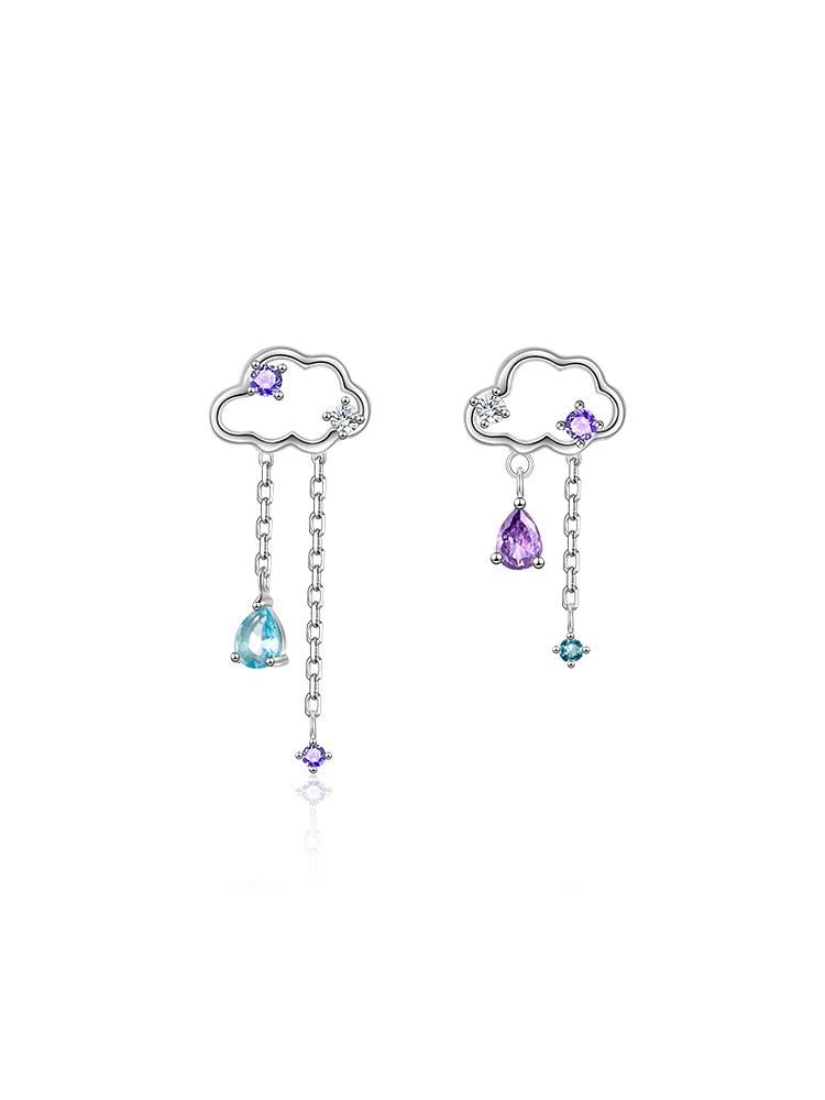 2022 Trend: Women's Light Luxury Cloud Earrings with 925 Silver Needle