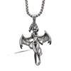 New Fashion Trend Creative Retro Succubus Lum Angel Demon Wings Necklace