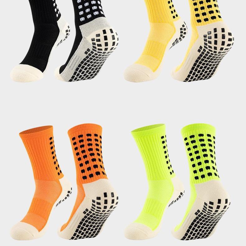 Non-Slip Football Socks, Mid-Tube, Thickened, Sweat-Absorbent, Wear-Resistant Towel-Bottom Sports Socks